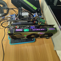 Carte graphique personnalisée V100 SXM2 vers PCIe, HBM2 32 Go, GPU de serveur, refroidisseur à 3 ventilateurs, carte vidéo V100 32 Go, interface PCIe