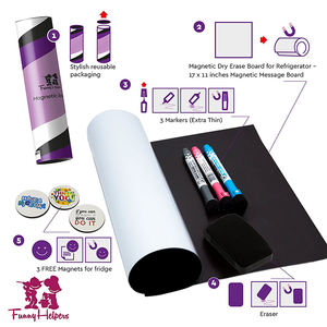 <span class=keywords><strong>Pizarra</strong></span> <span class=keywords><strong>blanca</strong></span> magnética borrable, Material de <span class=keywords><strong>Vinilo</strong></span> Flexible A3, para sala limpia - Product Image 5