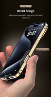 Étui de protection en métal aluminium de luxe avec protection d'objectif d'appareil photo pour iPhone 18 Pro Max 18pro 18PM