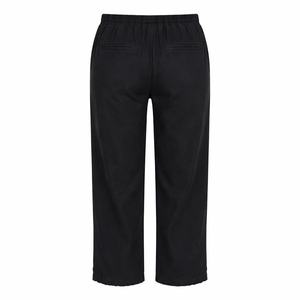 <span class=keywords><strong>Pantaloni</strong></span> <span class=keywords><strong>Neri</strong></span> in Puro <span class=keywords><strong>Lino</strong></span> Personalizzati per Donna - Vestibilità Ampia con Vita Regolabile e Gamba Dritta per Abbigliamento Femminile - Product Image 5