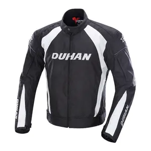 Blouson de moto personnalisé DUHAN, veste d'équitation avec doublure en coton amovible, quatre saisons, collection