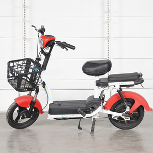 Vélo électrique de ville en acier au carbone de 14 pouces, 48V 350W, 3 vitesses, 2 <span class=keywords><strong>places</strong></span>, avec affichage numérique électronique et double suspension - Product Image 6