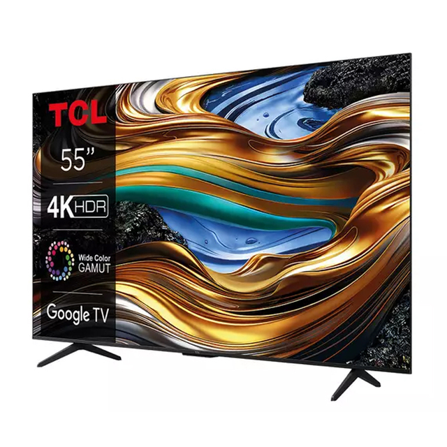 TCL Smart LED TV Global Version 4K UHD Enjoy Outstanding AiPQ Processor Google System Support Youtube 2024 Latest Model 55P735