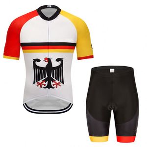Conjunto <span class=keywords><strong>de</strong></span> Ropa <span class=keywords><strong>de</strong></span> Ciclismo Unisex para Otoño, Manga Corta, Compresión Transpirable para Adultos, para Agencias <span class=keywords><strong>de</strong></span> Viajes - Product Image 4