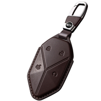Étui haut de gamme en cuir pleine fleur pour clés BYD Formula Leopard, compatible Leopard 5/8/3, Titanium 3/7, protection intégrale