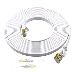 <span class=keywords><strong>Câble</strong></span> réseau CE ROSH Cat7 en cuivre 23AWG blindé (SFTP) haute vitesse, plat, pour ordinateur, cordon de raccordement Ethernet - Product Image 5