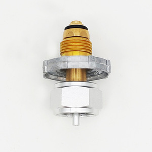 Válvula de Recarga para Cilindro de Propano, Conector Pol, Cuerpo de Acero, Tamaño Estándar para Llenado de Tanques de Gas - Product Image 2