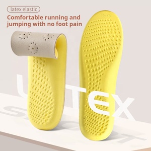 Plantillas de Cuero Vacuno y Piel de Oveja para Zapatos, Plantillas Deportivas de Látex con Soporte de Arco, Almohadillas para Zapatos que Absorben los Impactos, Plantillas para Fascitis Plantar - Product Image 4