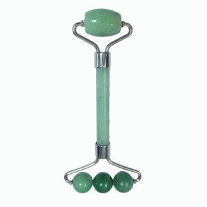 อุปกรณ์นวดหน้าหินอะเวนเจอรีนสีเขียวแบบใหม่ล่าสุด ลูกกลิ้งหน้า 3 ลูก - Product Image 3