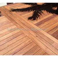 Plancher en bois dur d'extérieur YKS Low Teak, couleur naturelle, pour balcon