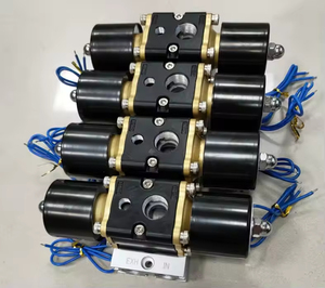 8-Valve 2W160-4F 2F 1F Laiton 1/2 "NPT Pneumatique Low Rider Low Level Manifold Suspension Air Ride System Electrovanne Kits - Product Image 3