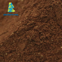 Poudre de colorant à base de solvant à forte intensité de couleur, colorant métallique rouge-brun soluble dans l'huile, adapté au cuir et aux finitions bois.