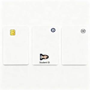 Cartão de Identidade Estudantil RFID em PVC Preto Personalizado com Chip MIFARE para Sistema de Cartão Único no Campus - Product Image 3