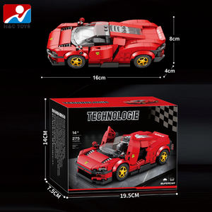 275 pièces 1:24 en plastique bricolage <span class=keywords><strong>bloc</strong></span> de construction modèles de voiture jouet éducatif manuel ouverture de <span class=keywords><strong>porte</strong></span> enfants transport thème blocs de construction - Product Image 6