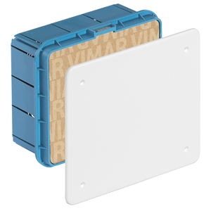 Caja de conexiones empotrada de 154x128x70mm, caja eléctrica de plástico para montaje en pared - Product Image 1