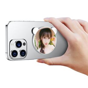 Accessoire de téléphone magnétique Miroir de <span class=keywords><strong>selfie</strong></span> pour <span class=keywords><strong>iPhone</strong></span> 16 15 14 <span class=keywords><strong>13</strong></span> pour Samsung Miroir de caméra arrière pour Vlogging et vidéo - Product Image 1