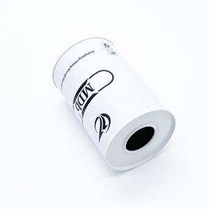 Boîte en fer blanc ronde de 1L pour huile moteur, impression offset personnalisée, surface laquée, pour l'emballage du liquide de frein - Product Image 3