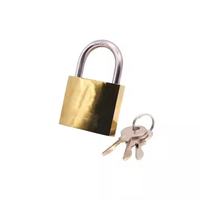 Cadenas en laiton sans clé à sécurité renforcée avec cylindre nickelé certifié BSI