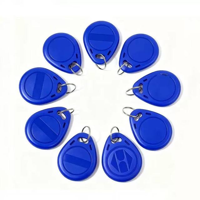KEYDOM Waterproof Customized 13.56MHz NFC Access Control RFID Chip Proximity Duplicator Rewritable Token Ring Abs Keyfob