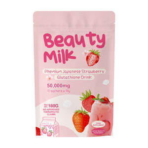 Polvo de fresa Original de alta calidad, grano de leche instantánea, colágeno, fibra dietética conservada, polvo blanqueador, bolsa de brillo - Product Image 6