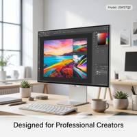 Monitor Profesional OEM 27 Inci 5K dengan Bodi Logam Aluminium CNC, Layar UHD, dan Warna Akurat