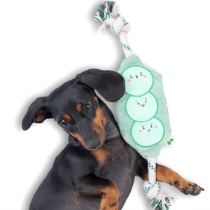 Toptan lüks sürdürülebilir gıcırtılı dolması halat köpek oyuncaklar sert köpek oyuncak paketi peluş bezelye - Product Image 4