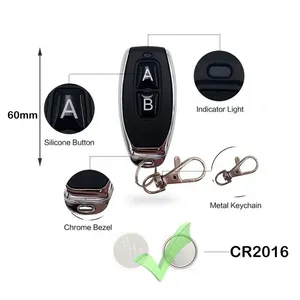 433Mhz mặt đối mặt phổ bản sao sao chép duplicator 2 kênh hỗ trợ học tập cố định cán mã điều khiển từ xa <span class=keywords><strong>Transmitter</strong></span> - Product Image 4