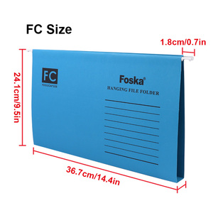 Foska - Organizador de Archivos <span class=keywords><strong>Colgantes</strong></span> de Papel Premium de 180 g, Multicolor, 250 Unidades por Caja, con Ganchos de Hierro Resistentes <span class=keywords><strong>para</strong></span> <span class=keywords><strong>Archivadores</strong></span> y Gabinetes - Product Image 2
