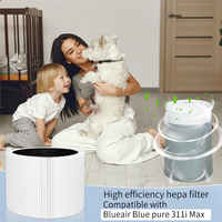Blueair Filter pembersih udara 311i Max, Filter pengganti karbon aktif untuk penggunaan rumah tangga dan mobil
