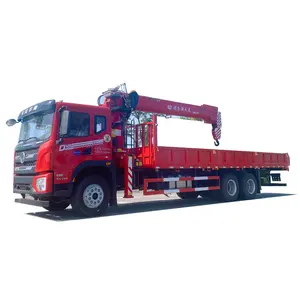 Dong feng Cargo Truck with Crane 8 ton mounted crane straight arm crane