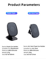 Vente chaude accessoires de voiture universels support de téléphone de voiture magnétique portable 360 support mobile rotatif pour iphone 14 pro max