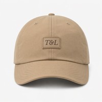 Casquette de baseball unisexe décontractée, 6 panneaux, imperméable, avec logo personnalisé en vinyle T&L, ajustable, style Techwear Performance, vente en gros