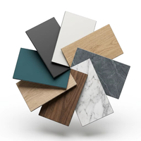 Table de salle de bain/cuisine en HPL 100 % résine phénolique, couleur unie, motif bois/pierre, design moderne, durable