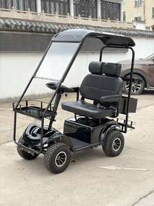 Carrito de Golf Eléctrico Ligero de Aluminio para 2 Personas y Scooter de Movilidad para Viajes por el <span class=keywords><strong>Vecindario</strong></span> y de Ocio - Product Image 4