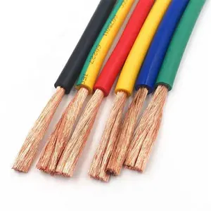 RV0.3 0.5 0.75 1.0 1.5 2.5 4 6 Mm Electronic Pvc Wire Oxygen-free Copper Single Core Single Core Flexible Wire