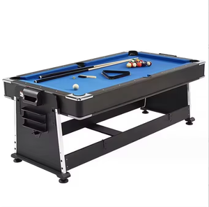 Haute 4-en-1 7FT Mini <span class=keywords><strong>Table</strong></span> Multi-Fonction Divertissement Intérieur Piscine <span class=keywords><strong>Billard</strong></span> Air Hockey Tennis <span class=keywords><strong>De</strong></span> <span class=keywords><strong>Table</strong></span> À Manger Top Moderne - Product Image 1