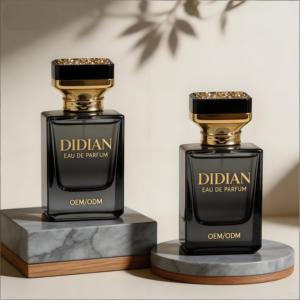 Vente en gros de flacons de parfum uniques personnalisés de 30 ml, 50 ml, 100 ml, flacon de parfum en verre de luxe rechargeable avec emballage en boîte - Product Image 4