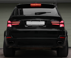 Nouveaux <span class=keywords><strong>feux</strong></span> arrière LED pour BMW X5 E70/F15 2007-2018, mise à niveau <span class=keywords><strong>avec</strong></span> <span class=keywords><strong>clignotants</strong></span> dynamiques, <span class=keywords><strong>feux</strong></span> de freinage et de recul, 100% étanches, Plug+Play - Product Image 5