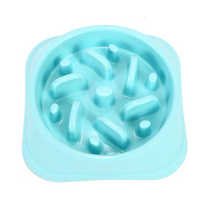 Mangkuk Anjing Anti-Gulping Pengumpan Lambat, Mangkuk Hewan Peliharaan Bloat Berhenti Interaktif untuk Penyekat Cepat - Product Image 2