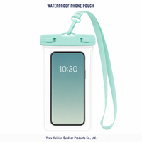 Pochette étanche flottante transparente personnalisée pour téléphone tactile, ensemble de sacs étanches multicolores pour la natation, la randonnée et les voyages