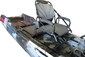 12.5ft 1person Propeller Drive Kayak HDPE <b>Plastic</b> Hull Trolling Motor Engine Single Person Fishing Boat - Product Image 1