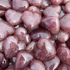 Vente en gros de pierres de quartz fraise en forme de cœur, pierres naturelles polies pour la décoration intérieure et les cadeaux de fêtes - Product Image 4
