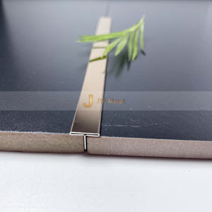 EX1015 Stainless Steel T Bar Decorative <b>Trim</b> <b>for</b> Interior Tile <b>Edge</b> Protection Solutions - Product Image 1