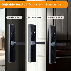 디지털 지문 인식 목재 도어락, 호텔, 가정 및 아파트용 원격 관리 및 클라우드 데이터 저장 기능 탑재 - Product Image 2