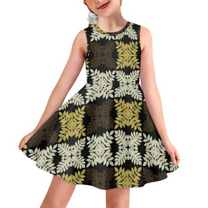 Fabricantes de ropa personalizada Ropa de mujer Edredón Aloha Vestido de chaleco para niños lindo e inocente de moda Imprimir a pedido - Product Image 2