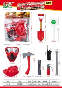 Faire semblant de jeu de sauvetage de lutte contre l'incendie ensemble enfants jeu de rôle <span class=keywords><strong>pompier</strong></span> jouets éducation comprend <span class=keywords><strong>pompier</strong></span> Costume extincteur jouet - Product Image 3