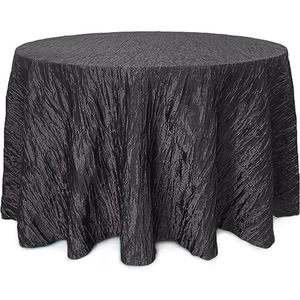 Ưa thích chất lượng cao vòng ngoài trời Đảng tiệc lấp lánh <span class=keywords><strong>Crinkle</strong></span> taffeta Khăn trải bàn hoặc Wedding party trang trí bảng vải - Product Image 3