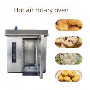 Nouveau four rotatif à convection à <span class=keywords><strong>air</strong></span> chaud industriel et commercial, 16 plateaux, diesel, 380V, avec <span class=keywords><strong>chariot</strong></span> et système d'eau - Product Image 1