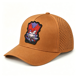 Gorra Premium de 5 Paneles, Impermeable, con Orificios Hidroláser, Logotipo Bordado Personalizado, para Hombres, Deportes al Aire Libre - Product Image 1