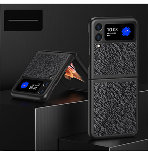 Funda de teléfono con tapa para <span class=keywords><strong>Samsung</strong></span> <span class=keywords><strong>Galaxy</strong></span> <span class=keywords><strong>Z</strong></span>, carcasa rígida de cuero PU con patrón de lichi para <span class=keywords><strong>Galaxy</strong></span> <span class=keywords><strong>Z</strong></span> <span class=keywords><strong>Flip</strong></span> <span class=keywords><strong>3</strong></span> <span class=keywords><strong>5G</strong></span> <span class=keywords><strong>2021</strong></span> - Product Image 5